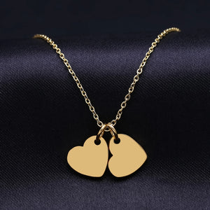 Custom Heart Necklace Engrave Name for Women, Choker Jewelry Gift