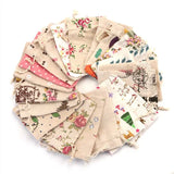 Zerong 10Pcs 10x14cm Candy Gift Storage Cotton Cloth Bag