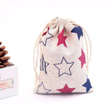 Zerong 10Pcs 10x14cm Candy Gift Storage Cotton Cloth Bag