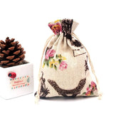 Zerong 10Pcs 10x14cm Candy Gift Storage Cotton Cloth Bag
