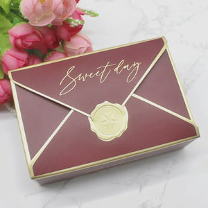 10pcs Christmas Paper Jewelry Chocolate Party Supplies Box Decoration