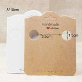 Zerong foil jewelry tag card, DIY with love necklace folded card