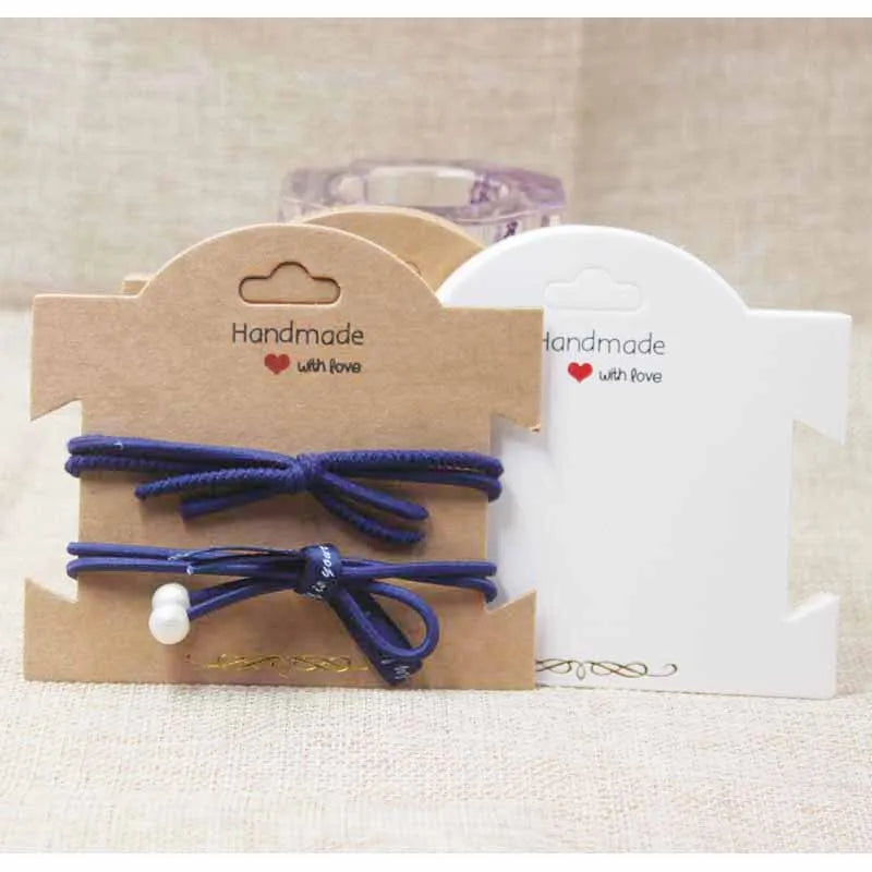 Zerong foil jewelry tag card, DIY with love necklace folded card