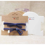 Zerong foil jewelry tag card, DIY with love necklace folded card