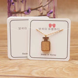 Zerong Jewelry Necklace Pendant Card Good Luck Dreamcatcher/Animal Charms