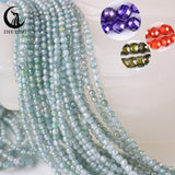 Natural Zircon Stone Beads Faceted Gemstone Rondelle 190pcs