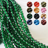 4mm Faceted Natural Zircon Stone Beads Emerald Loose Gemstone