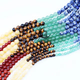 7 Chakra Gem Stone Beads for DIY Bracelet Making