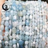 Aquamarine Larimar Peridot Turquoise Beads for DIY Jewelry Making