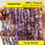 Natural Turquoise Nugget Tourmaline Stone Beads DIY Jewelry Making