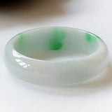 Zheru Jewelry Burma Jadeite Green Bracelet Women's Jade Bracelet