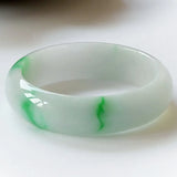 Zheru Jewelry Burma Jadeite Green Bracelet Women's Jade Bracelet