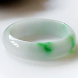 Zheru Jewelry Burma Jadeite Green Bracelet Women's Jade Bracelet