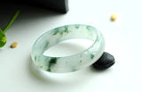 Natural Burmese Jade Light Flower Bracelet Princess Jewelry Gift