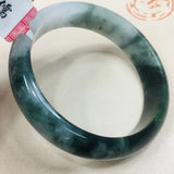 Zheru Jewelry Natural Jadeite Bracelet Two-tone 54-62mm Female Gift A Class A