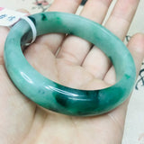 Zheru Green Bicolor Jadeite Bracelet