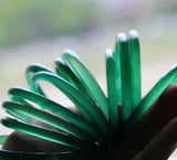 Natural Agate Chalcedony Green Thin Strip 54-62mm Bracelet Princess Jewelry