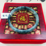 Natural Jadeite Bracelet Two-color Female Gift A Class A National Certifi