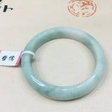 Natural Light Green Jadeite Bracelet 54-62mm Female A Class Certified
