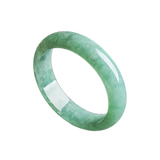 Zheru Jewelry Natural Burmese Jade Light Green 54-64mm Princess Bracelet