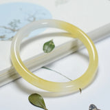 Zheru Agate & Chalcedony Two-Tone Bracelet 54-64mm