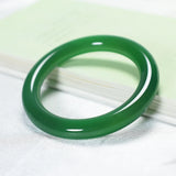 Zheru Green Agate Chalcedony Bracelet for Mother and Girlfriend