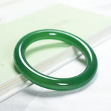 Zheru Green Agate Chalcedony Bracelet for Mother and Girlfriend