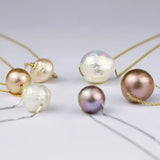 Zhuji Cultured Baroque Pearl No Hole Loose Natural Pearls 9-11mm