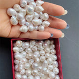 Zhuji Cultured Baroque Pearl No Hole Loose Natural Pearls 9-11mm