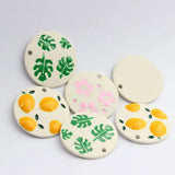 10pcs Zinc Alloy 3D Enamel Flowers Charms 21mm for Bracelets