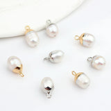 Baroque Oval Charms Pendant for DIY Necklace Making