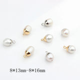 Baroque Oval Charms Pendant for DIY Necklace Making