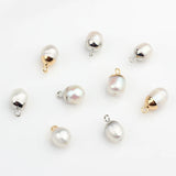 Baroque Oval Charms Pendant for DIY Necklace Making