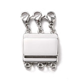 Zinc Alloy Magnetic Clasps Multi-Strand Clasp Bracelet Necklace DIY Jewelry