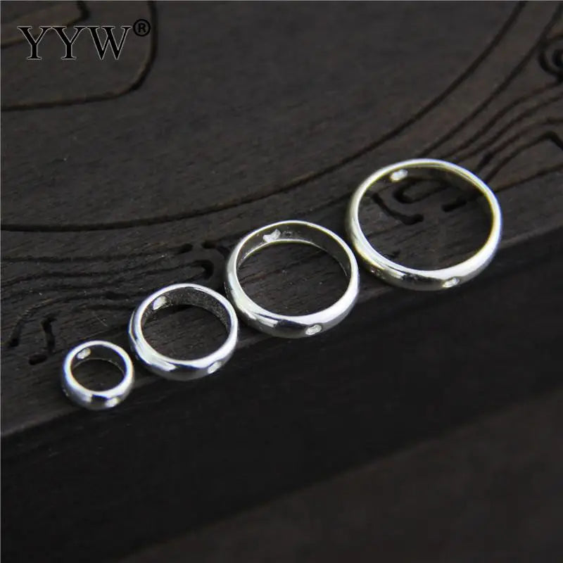 Zinc Alloy Bracelet Findings Donut 1mm Lot