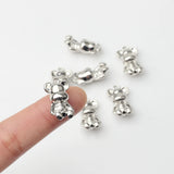Zinc Alloy Bear Charms 10pcs/lot for DIY Jewelry Making