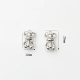 Zinc Alloy Bear Charms 10pcs/lot for DIY Jewelry Making
