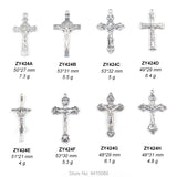 Catholic Crucifix Rosary Necklace Cross Pendant