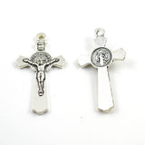 Catholic Crucifix Rosary Necklace Cross Pendant