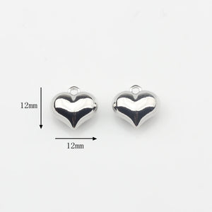 3D Mini Star Heart Flowers Butterfly Charms 10pcs/lot For Jewelry Making