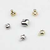 3D Mini Star Heart Flowers Butterfly Charms 10pcs/lot For Jewelry Making