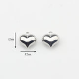 3D Mini Star Heart Flowers Butterfly Charms 10pcs/lot For Jewelry Making
