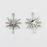 Zinc Alloy Sun Star Charms Pendant 10pcs/lot for DIY Necklace