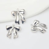 10pcs Zinc Alloy Bow Tie Charms for DIY Jewelry Making