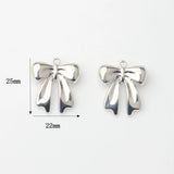 10pcs Zinc Alloy Bow Tie Charms for DIY Jewelry Making
