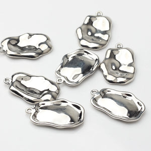 10pcs Geometry Irregularity Charms for DIY Jewelry Making