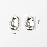 10pcs Geometry Irregularity Charms for DIY Jewelry Making