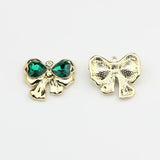 Crystal Bow Tie Charms 6pcs/lot DIY Jewelry Making Finding Accessories