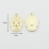 Geometry Coin Charms Pendant for DIY Jewelry Making