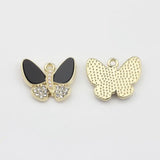 Resin Butterfly Charms 10pcs DIY Jewelry Earring Making